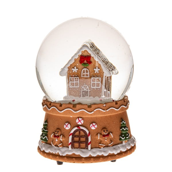 Muzikāla figūriņa no polirezīna (augstums 14,5 cm) Snowy House – Dakls