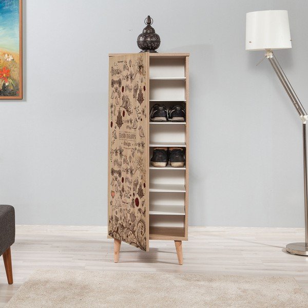 Augsts apavu statīvs Flinta Romance, augstums 128 cm-image-1