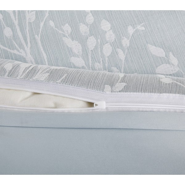 Zaļa vienguļamā žakarda gultas veļa 140x200 cm Boston – My House-image-3