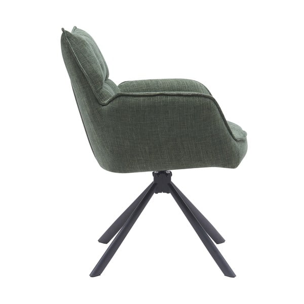 Zaļi polsterēti ēdamistabas krēsli (2 gab.) Marilla – Unique Furniture-image-2