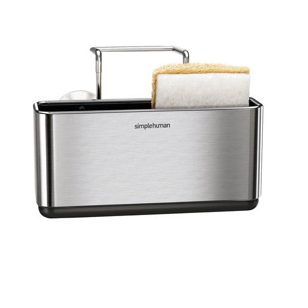 Plāns pašturošs sūkļu turētājs no metāla – simplehuman-image-4