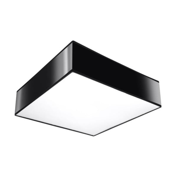 Melna griestu lampa 25x25 cm Mitra – Nice Lamps