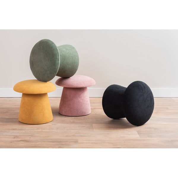 Gaiši rozā samta pufs Mushroom – Leitmotiv-image-1