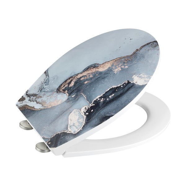 Automātiski aizverams tualetes poda sēdeklis 37,5 x 44,5 cm Licata – Wenko-image-4