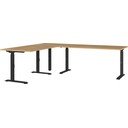 Darba galds ar regulējamu augstumu un ozolkoka imitācijas galda virsmu 200x240 cm Agenda – Germania