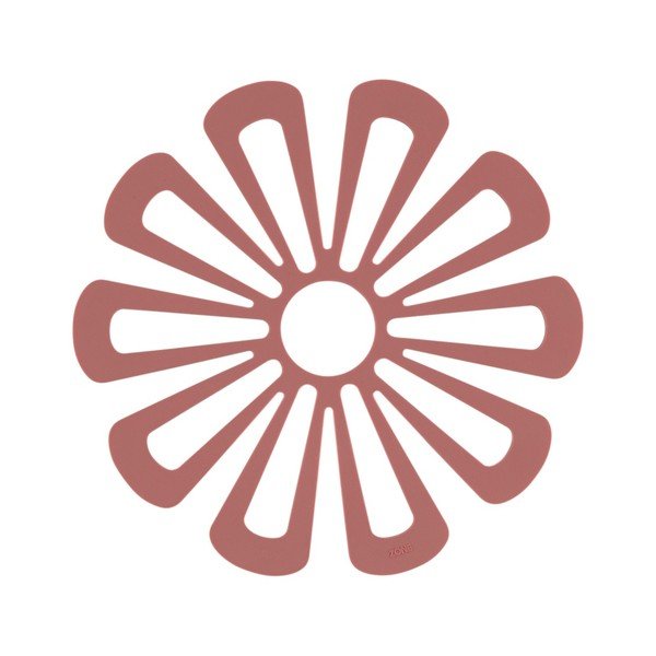 Sarkans silikona karstā katla paklājiņš Zone Flower