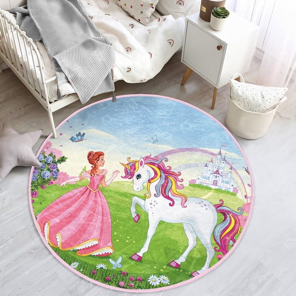 Bērnu paklājs ø 80 cm Comfort – Mila Home-image-2
