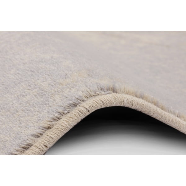 Pelēks/krēmkrāsas vilnas paklājs 160x240 cm Lissey – Agnella-image-2