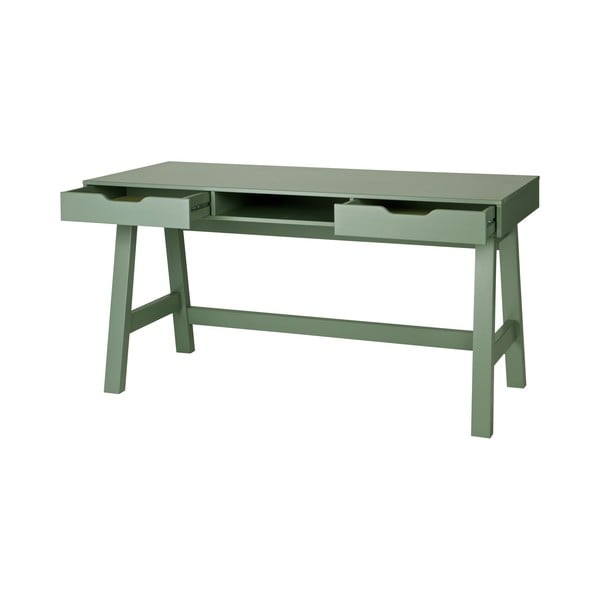 Zaļš rakstāmgalds WOOOD Nikki-image-4