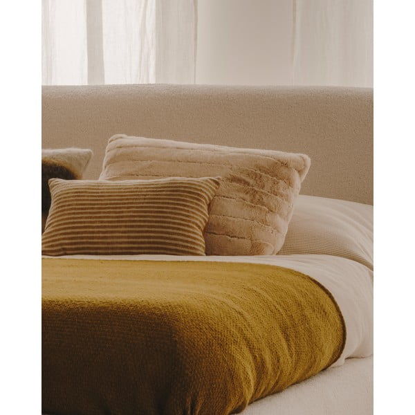 Vilnas/jauktas šķiedras adīts pleds 130x170 cm Melany – Kave Home-image-2