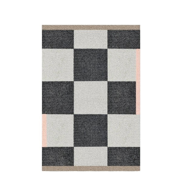 Melnbalts mazgājams paklājs 55x80 cm Square – Mette Ditmer Denmark