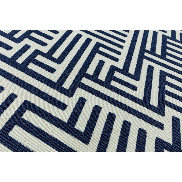 Zili balts paklājs Asiatic Carpets Linear, 80 x 150 cm-image-1