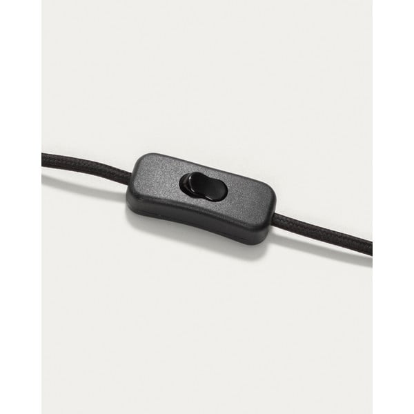 Melna sienas lampa ø 30 cm Eleazar – Kave Home-image-4