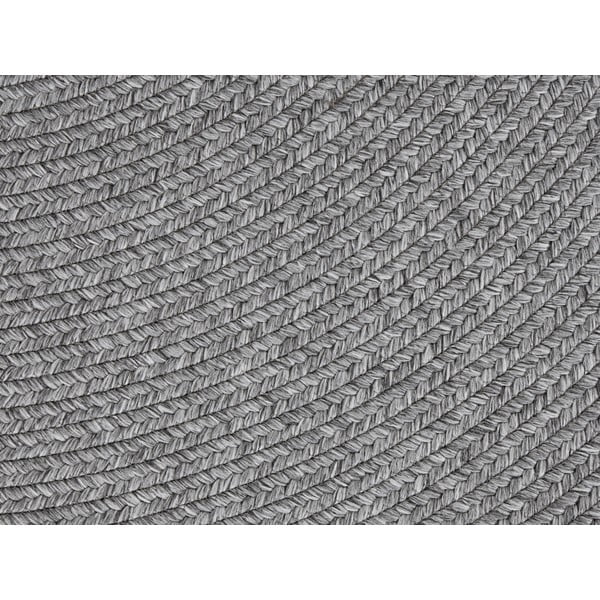 Pelēks apaļš āra paklājs ø 150 cm – NORTHRUGS-image-3