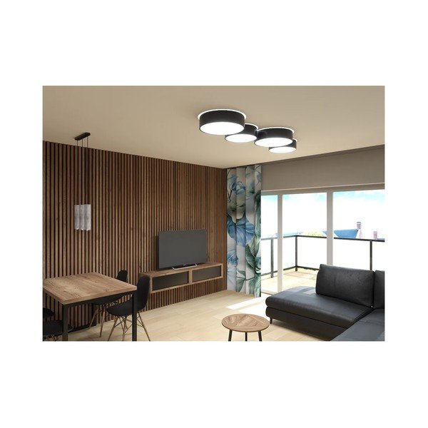 Melna griestu lampa Sollux Atis-image-1