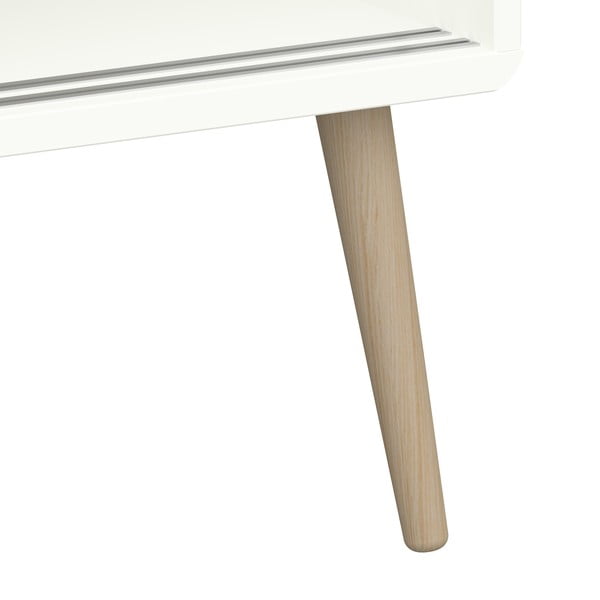 Balts skapis ar bīdāmām durvīm 113x190 cm Softline – Tvilum-image-2