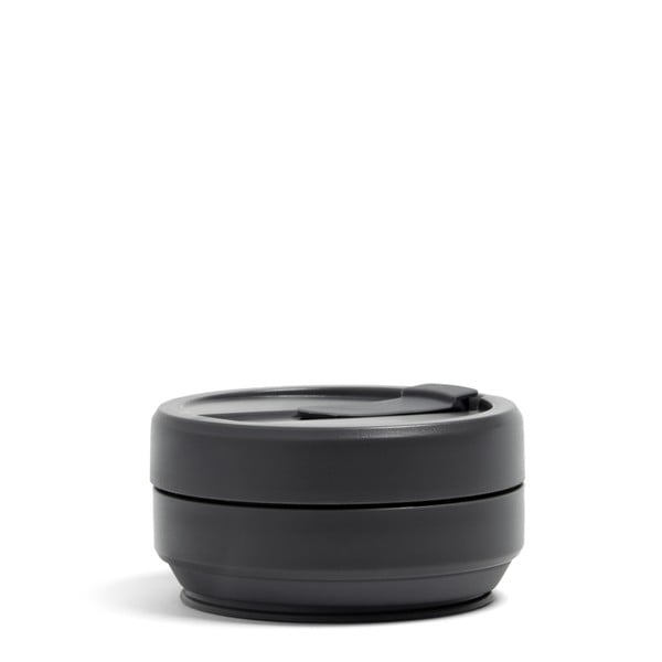 Melna saliekama ceļojumu krūze Stojo Titan Carbon, 710 ml-image-1