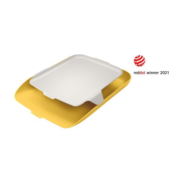 Dzeltens dokumentu turētājs ar organizatoru Leitz Cosy-image-3