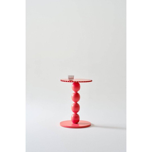 Mango masīvkoka apaļš sānu galdiņš ø 44 cm Ives – Jotex-image-2