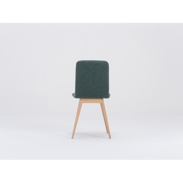 Zaļš ēdamistabas krēsls ar ozolkoka pamatni Gazzda Ena-image-4