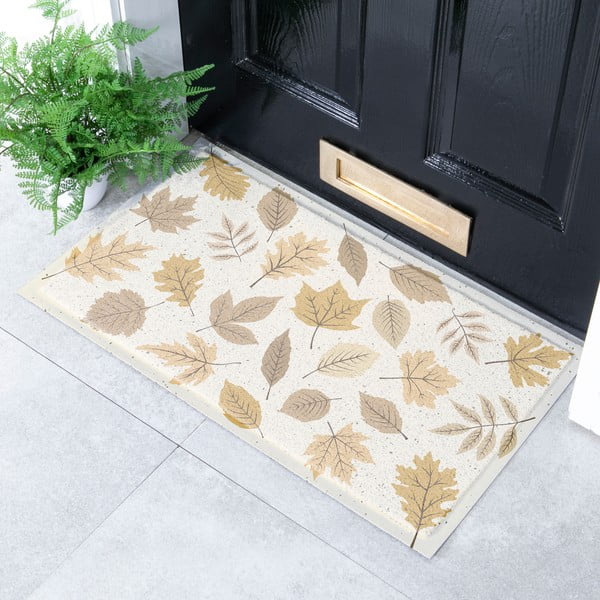 Kājslauķis 40x70 cm Autumn Neutral Leaves – Artsy Doormats-image-1