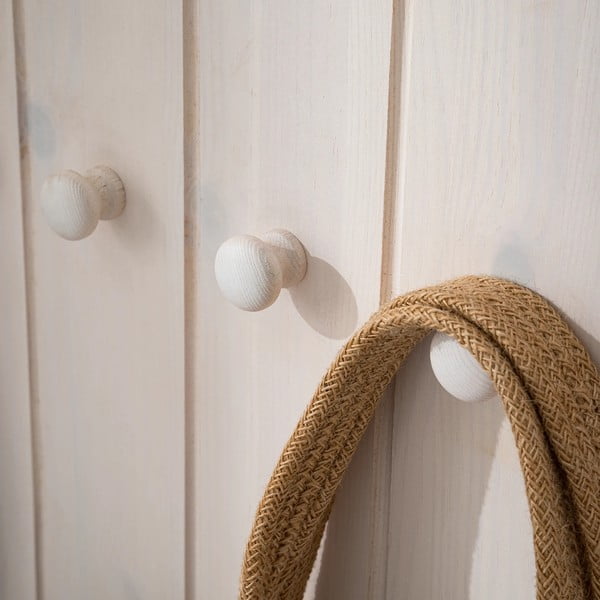 Balta priedes masīvkoka priekšnama iekārta 60x120x25 cm Anita – Støraa-image-4