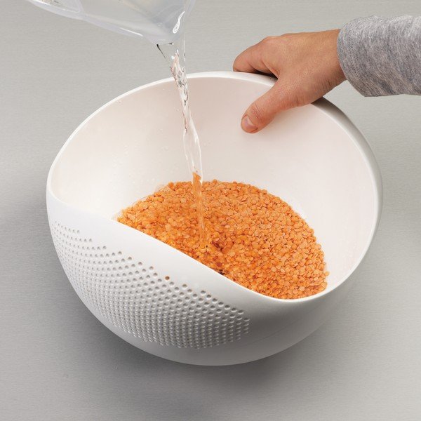 Zaļa bļoda ar sietu Joseph Joseph Prep&Serve, garums 29 cm-image-1