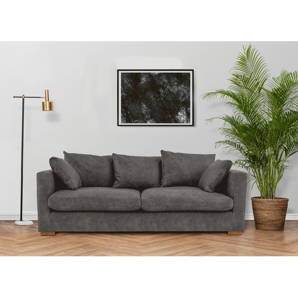 Antracīta pelēks dīvāns 220 cm Comfy – Scandic-image-1