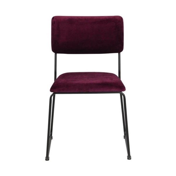 Bordo krāsas ēdamistabas krēsls Actona Cornelia-image-2