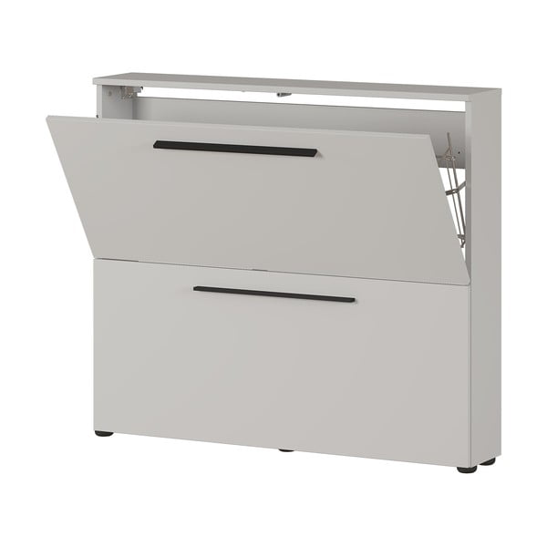 Pelēks/bēšs piekaramais apavu plaukts Utah – Germania-image-2