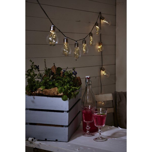 Balta LED lampiņu virtene, piemērota lietošanai arī ārtelpās Star Trading Glow, garums 1,9 m-image-4