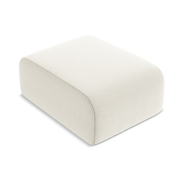 Bēšs samta kāju soliņš Lani – Makamii-image-1