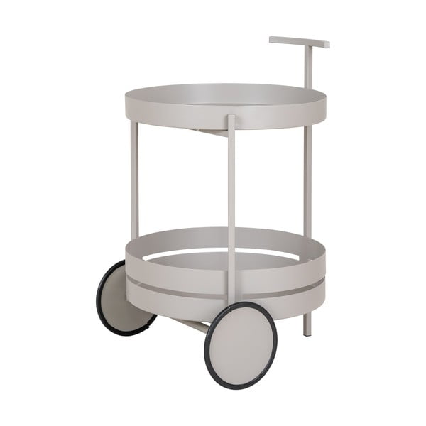 Metāla servēšanas galdiņš uz riteņiem 40x49,5 cm Beja – House Nordic-image-2