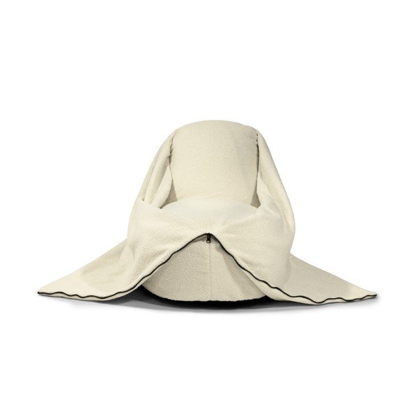 Brūns bērnu sēžammaiss no buklē auduma Cocoon 100 – SLOWDOWN-image-2
