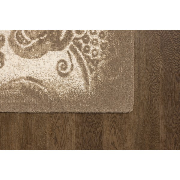 Bēšs vilnas paklājs 200x300 cm Damask – Agnella-image-3