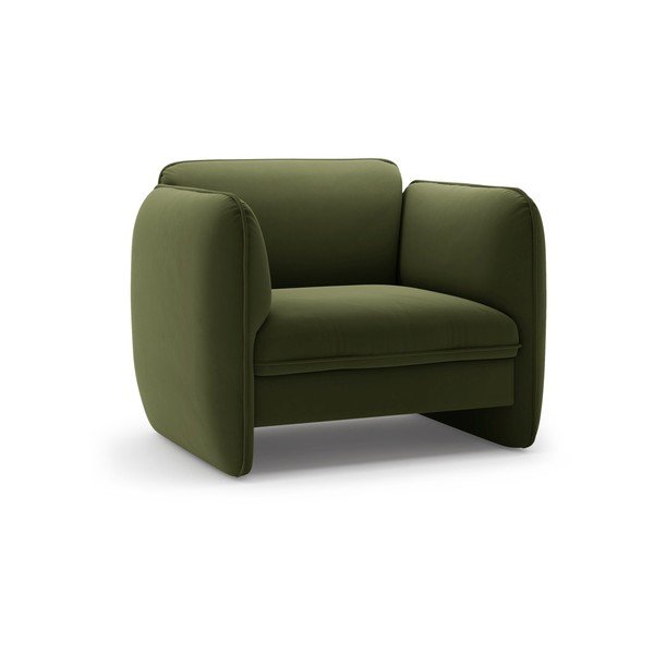 Zaļš samta atpūtas krēsls Georgia – Micadoni 