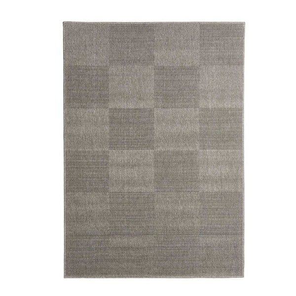 Pelēks, ļoti izturīgs paklājs Webtappeti Block, 133 x 190 cm