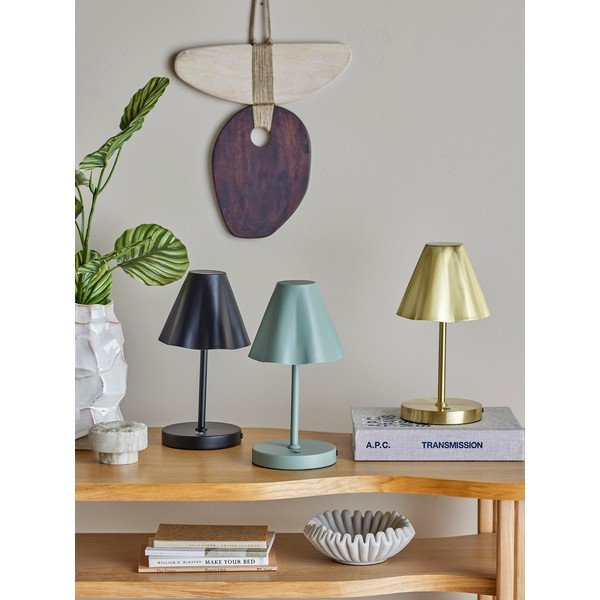 Misiņa krāsas LED galda lampa ar metāla abažūru (augstums 28 cm) Lianna – Bloomingville-image-3