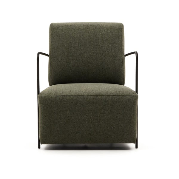 Zaļš atpūtas krēsls Gamer – Kave Home-image-2