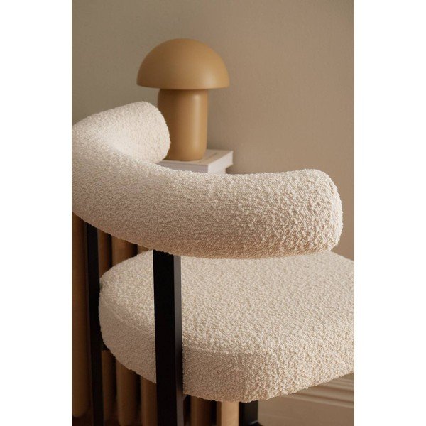 Melnbalts polsterēts bāra krēsls (sēdekļa augstums 66 cm) Parie – Ellos Home-image-2
