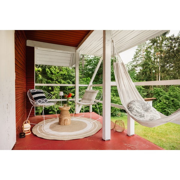 Apaļš āra paklājs dabīgā tonī ø 150 cm – NORTHRUGS-image-2