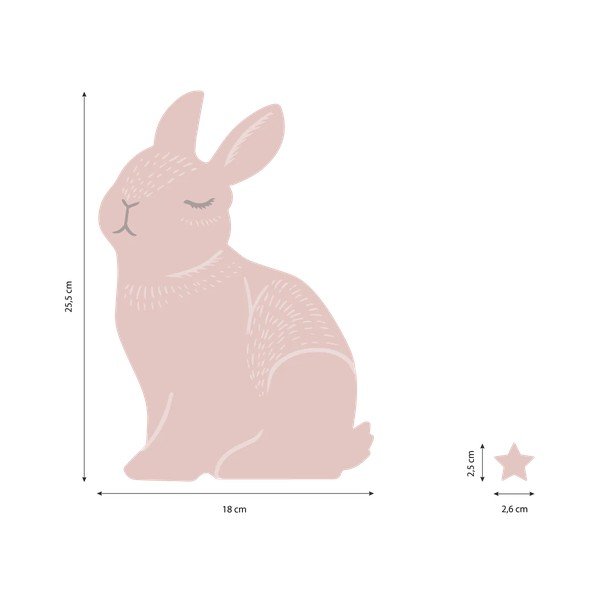Uzlīmju loksne 30x42 cm Vintage Rabbit – Lilipinso-image-2