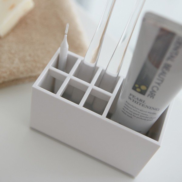 Balts zobu birstes turētājs YAMAZAKI Mist-image-2