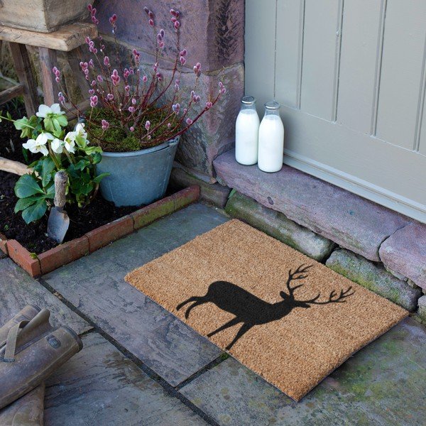 Kokosšķiedras kājslauķis 40x60 cm Stag – Artsy Doormats-image-3