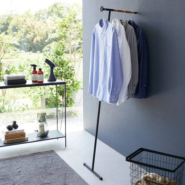 Melns metāla sienas pakaramais 38,5 cm Tower – YAMAZAKI-image-2