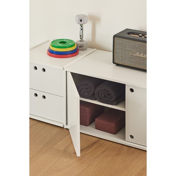Krēmkrāsas TV galdiņš 157x42x40 cm Wally – Teulat-image-4