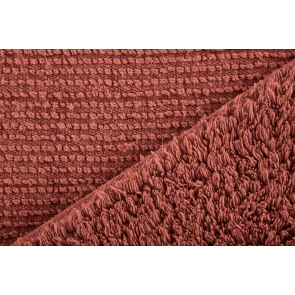 Ķieģeļu sarkans vannas istabas paklājs 60x60 cm Riva – Tiseco Home Studio-image-2