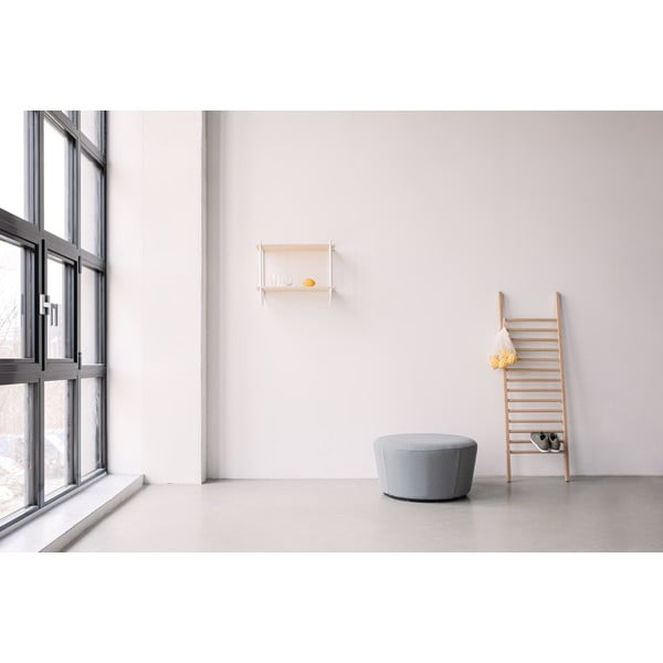 Konjaka krāsas ādas pufs EMKO Naïve, ø 72 cm-image-4