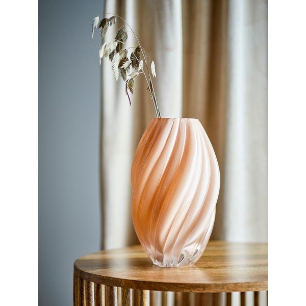 Oranža stikla vāze (augstums 30 cm) Kanji – Bloomingville-image-1