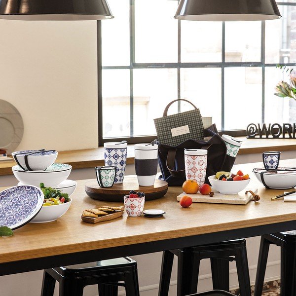 Zaļa/balta porcelāna ceļojumu krūze Villeroy & Boch Like To Go, 350 ml-image-4